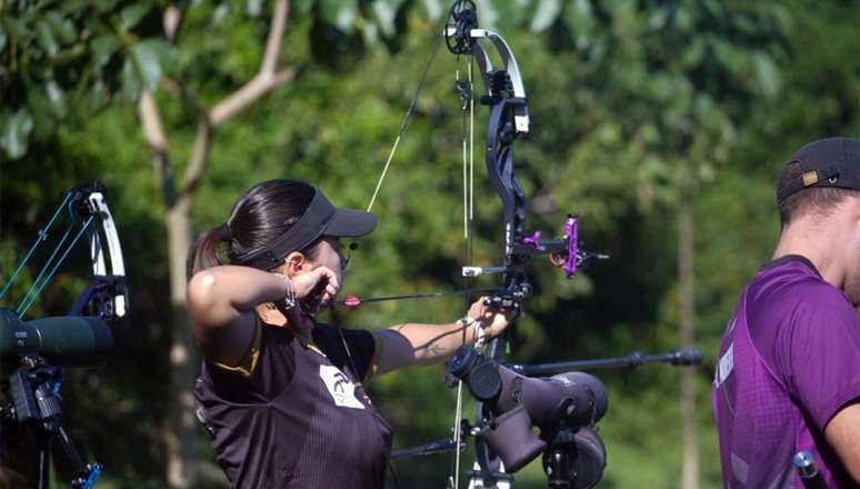 Bianca no Tiro. Foto: Acervo Pessoal