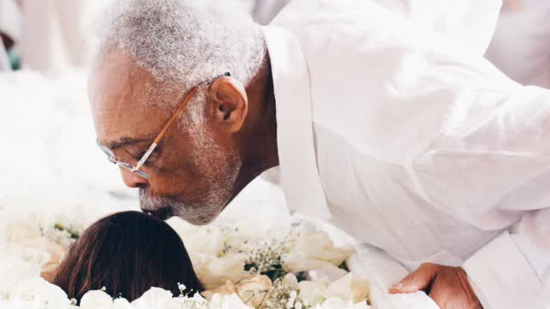 Gilberto Gil se despede de Preta Gil