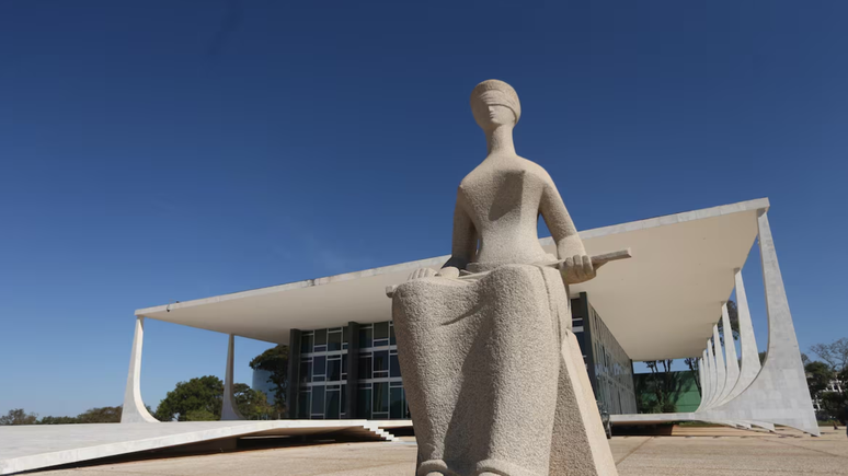 Fachada do STF: Réus dos núcleos 2 e 4 depuseram em sessões virtuais das Turmas da Corte 