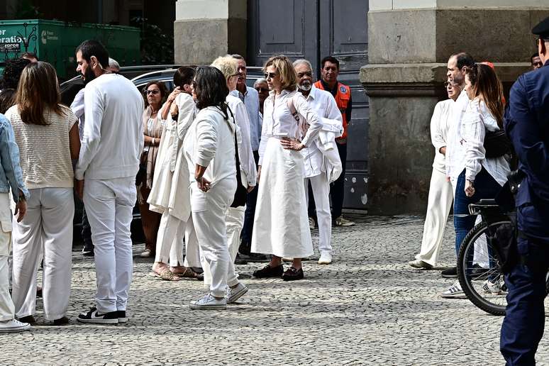 Gilberto Gil chega para o velório de Preta Gil no Theatro Municipal do Rio 