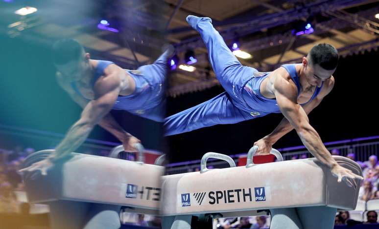 Imagem de Lorenzo Bonicelli na quarta-feira, 23, competindo nos Jogos Mundiais Universitários de Verão 