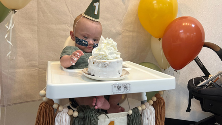 The Nash potato completed the first year of life with a lot of health and joy