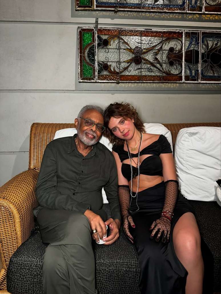 Gilberto Gil and his nephew, Flor Gil Gilberto Gil and his nephew, Flor Gil