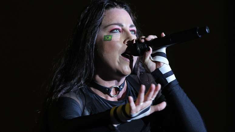 Amy Lee, do Evanescence, no Rock in Rio 2024 -