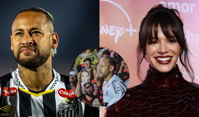 Limits without borders: Bruna Marquezine’s face is used to provoke Neymar in the Santos match against sport and the web react. ‘It will make a tantrum’