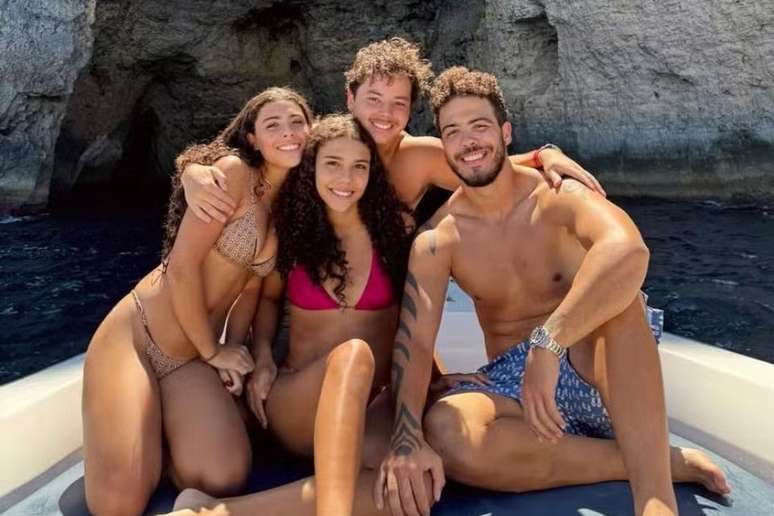 The children of the Ronaldo phenomenon enjoy the holidays in Spain rarely to click together The children of the Ronaldo phenomenon enjoy the holidays in Spain rarely to click together