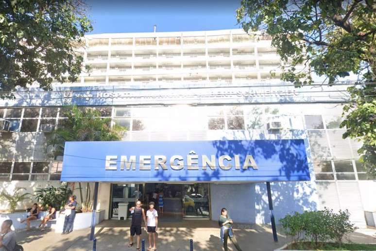 Vítima foi levada para o Hospital Municipal Albert Schweitzer