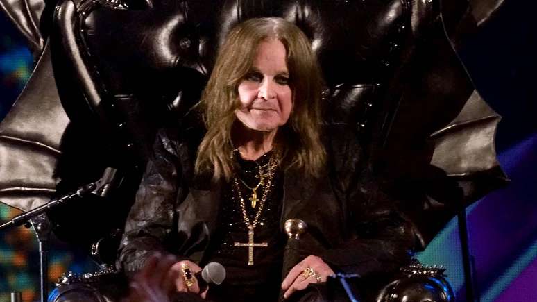 Ozzy Osbourne, vocalista do Black Sabbath e solo, em 2024 -