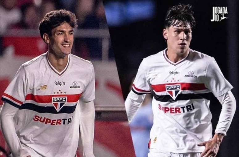 Fotos: Divulgação/São Paulo - Legenda: Dupla está fora da partida contra o Athletico