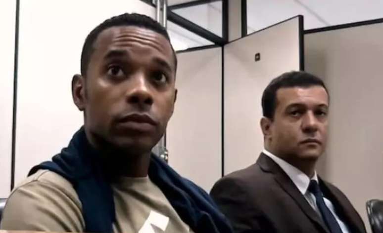 Robinho em audi&ecirc;ncia &ndash;