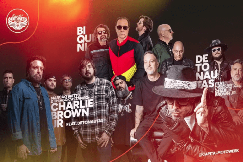 Em &ldquo;Capital Moto Week&rdquo;, bandas ic&ocirc;nicas celebram a cultura motocicl&iacute;stica no Brasil 