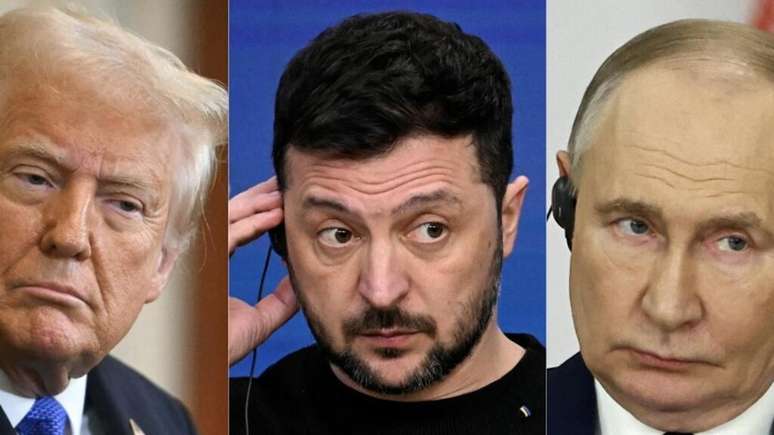 Zelensky elogou a ‘determinação’ de Trump que ameaçou Putin de sanções caso não encerre conflito no território ucraniano de “10 a 12 dias” contados a partir desta segunda-feira (28). (Imagem ilustrativa)