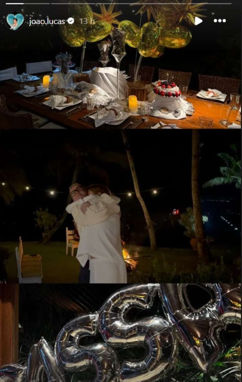 Stories do Instagram de Jo&atilde;o Lucas