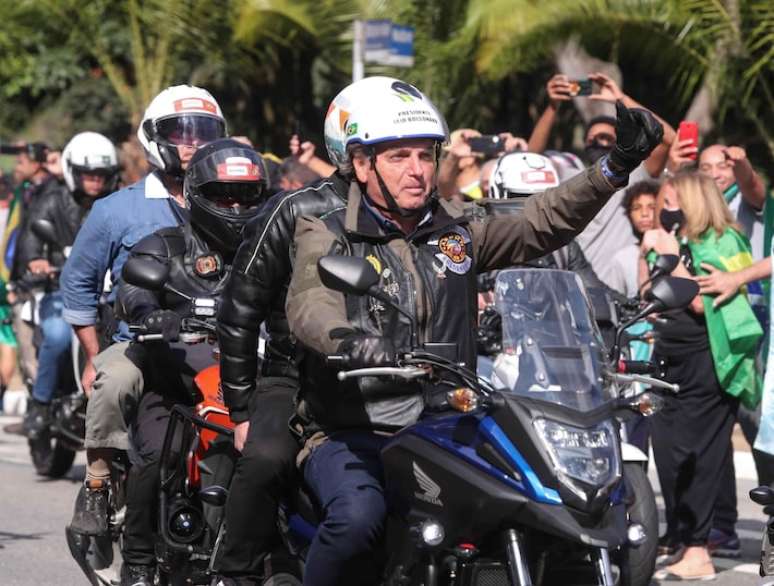 Ex-presidente já participou de motociatas anteriores.