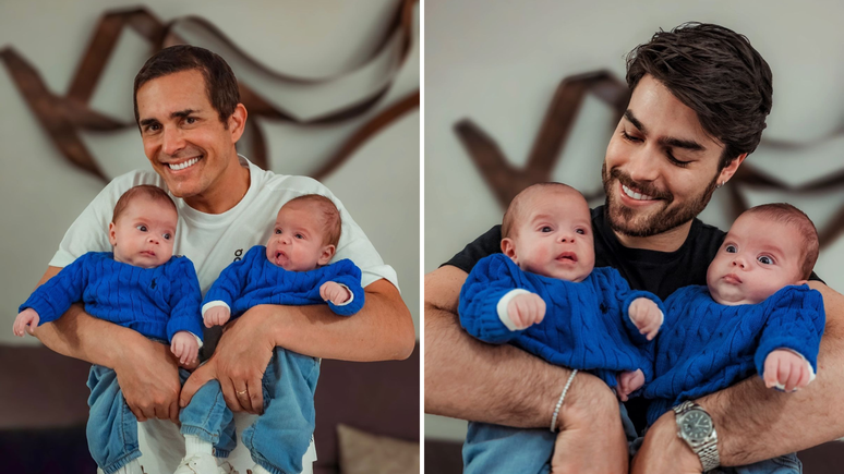 Siomar Parreira e Cassio Freitas compartilham experiência nas redes sociais e orientam pais que desejem passar pelo mesmo processo