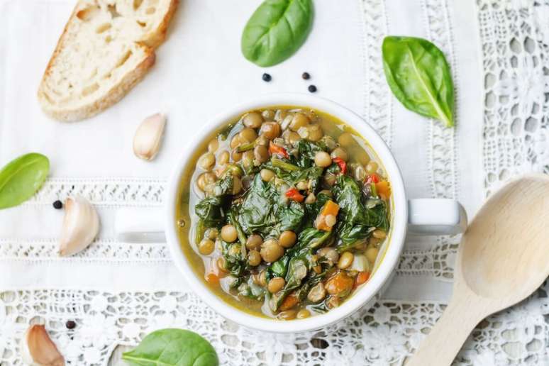 Spinach lentil soup Spinach lentil soup