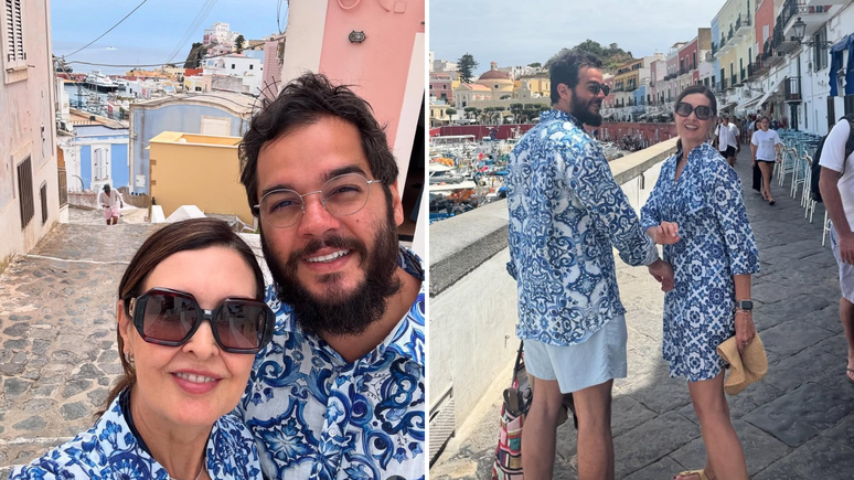 Fátima Bernardes e Túlio Gadêlha 