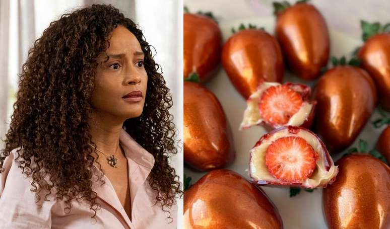 Adeus morango do amor na dieta! 'Me recuso', dispara Taís Araújo ao explicar motivo pelo qual sobremesa da moda está 100% fora de seu cardápio.