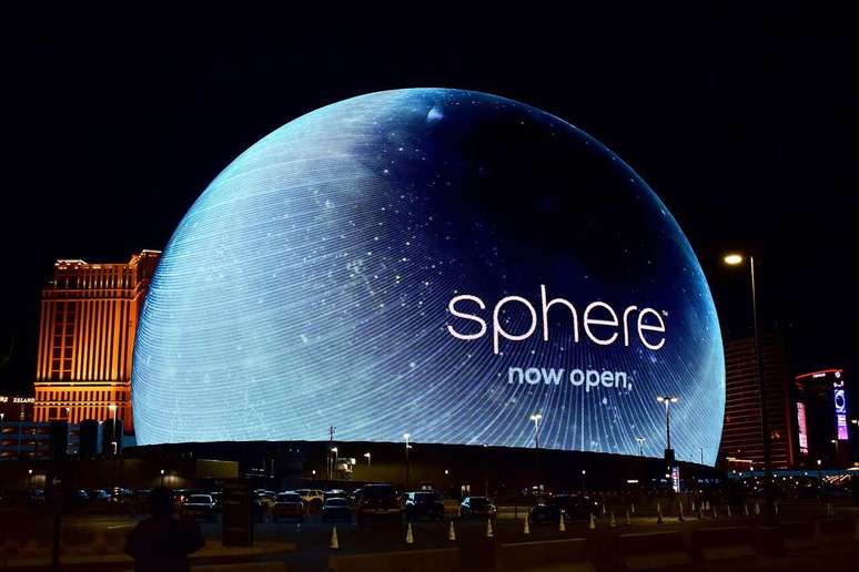 Sphere, em Las Vegas, &eacute; um espa&ccedil;o futurista que se tornou um dos principais pontos de eventos da cidade &ndash;