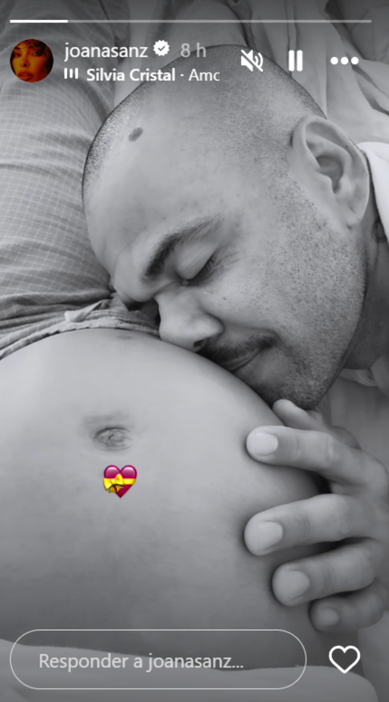 Pregnant, Joana Sanz shows a new record with Daniel Alves