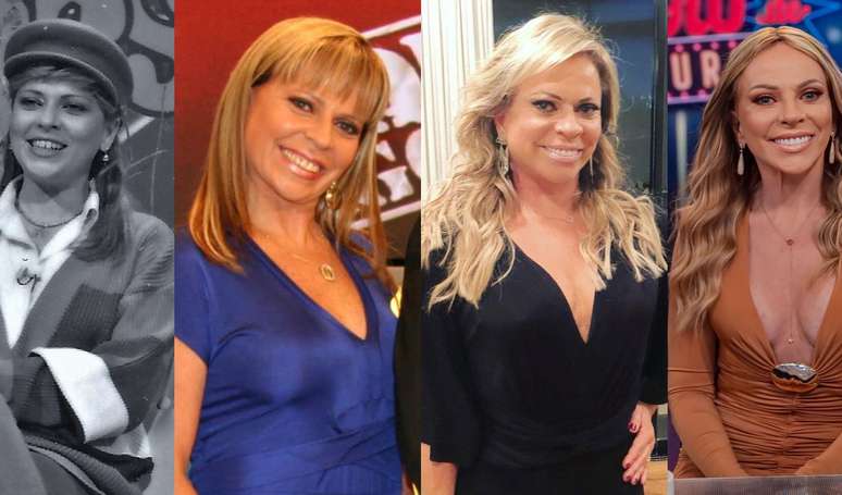 Antes e depois de Christina Rocha: apresentadora do 'Casos de Família' mudou rosto ao longo da carreira e agora está 'esticada'.