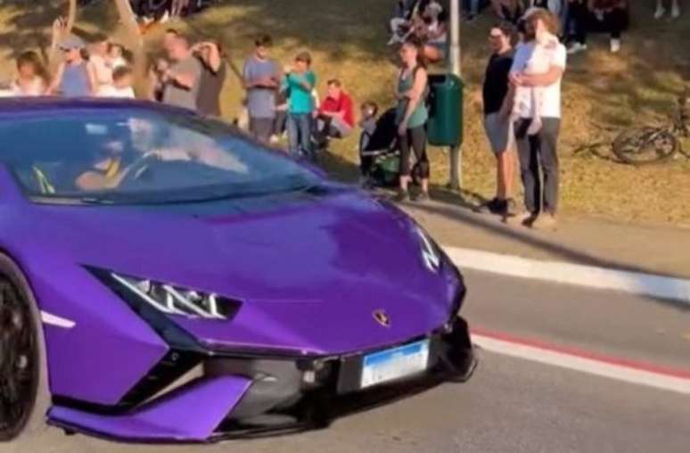 Modelo da Lamborghini do atacante Yuri Alberto, do Corinthians – Reprodução