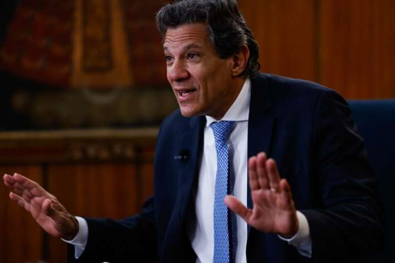 O ministro da Fazenda, Fernando Haddad