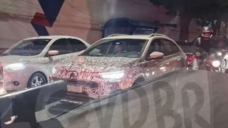 Mula do novo Volkswagen Nivus h&iacute;brido em testes no Brasil