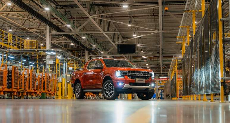 The current Ford Ranger was produced in Argentina since 2023