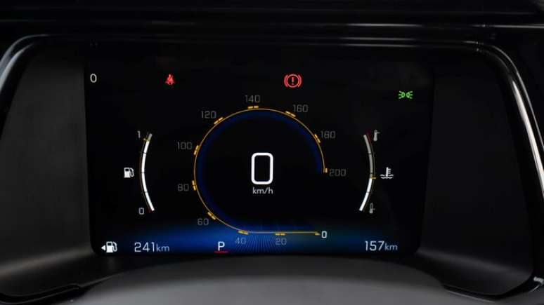 Novo quadro de instrumentos digital de 8" &eacute; o mesmo que estreou na minivan Spin