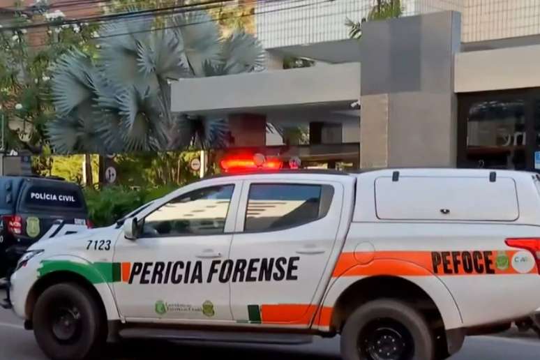 Perícia Forense foi acionada para investigar o caso de criança que caiu de prédio em Fortaleza