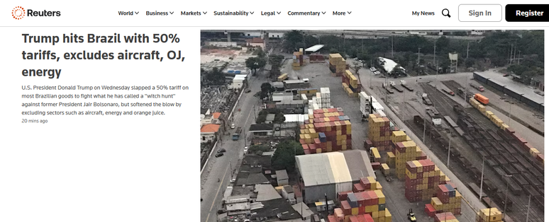 As medidas de Trump repercutiram nos principais jornais do mundo. 