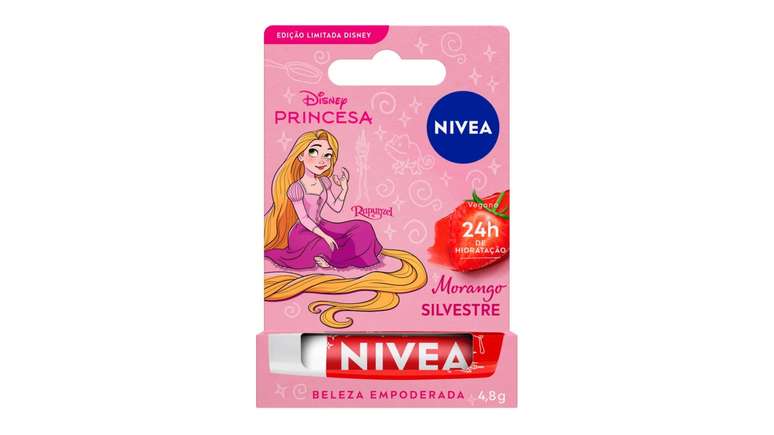 NIVEA Hidratante Labial Morango Silvestre Edição Limitada Rapunzel / todateen