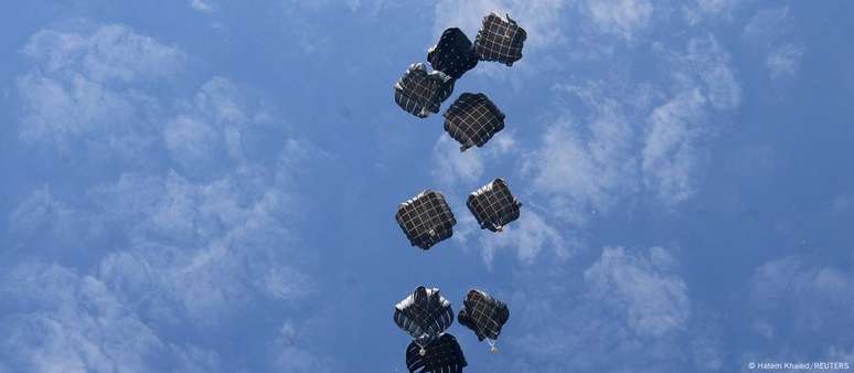 Why do NGOs criticize the air that sends aid to Gaza?