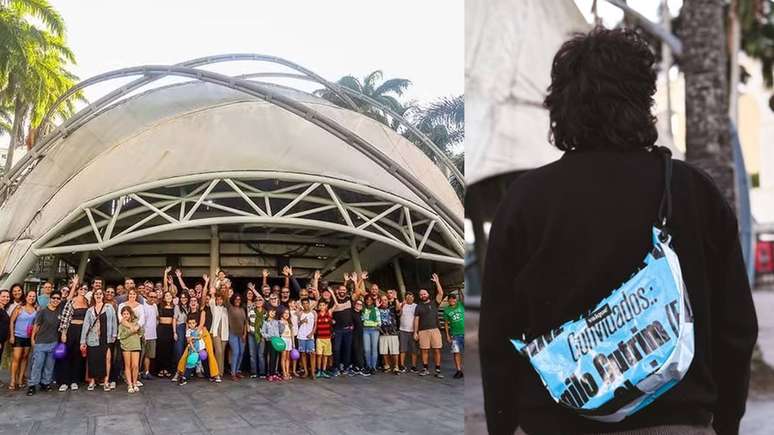 Lona retirada do Circo Voador, no Rio, ser&aacute; reutilizada em bolsas