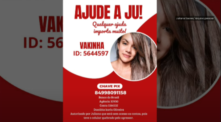 Família está aceitando doações