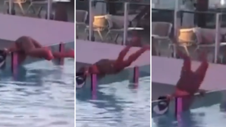 Passageiro cai de piscina com borda infinita no maior cruzeiro do mundo; veja