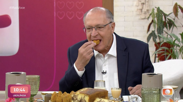 Geraldo Alckmin vai a 'Mais Você' explicar tarifaço de Trump e viraliza