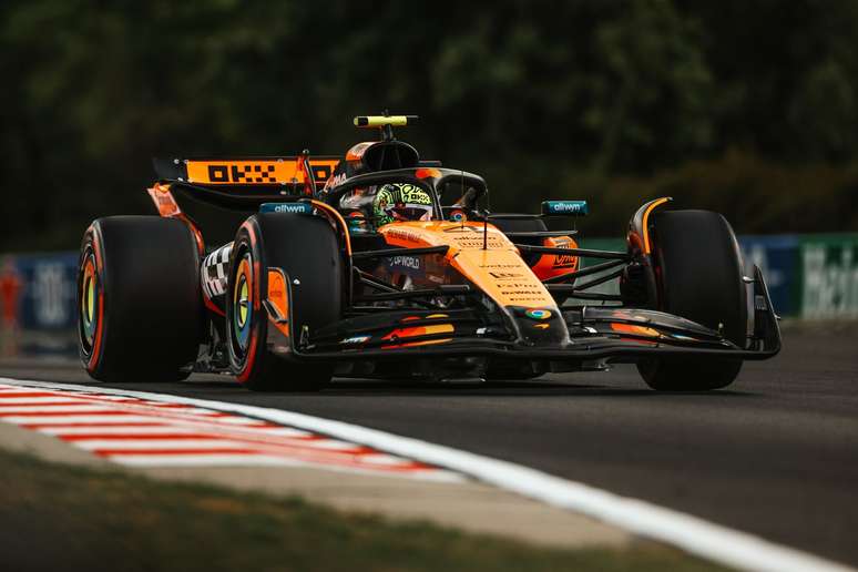 Lando Norris liderou TL1 na Hungria