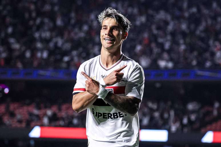 Ferreirinha comemora gol do São Paulo