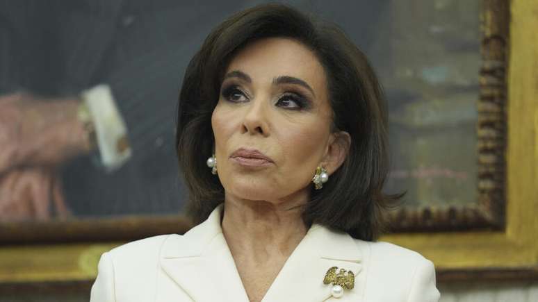 A ex-juíza e apresentadora de televisão Jeanine Pirro foi nomeada procuradora do Distrito de Columbia (Washington, D.C.) por Donald Trump (imagem de arquivo, feita em 28 de maio de 2025).