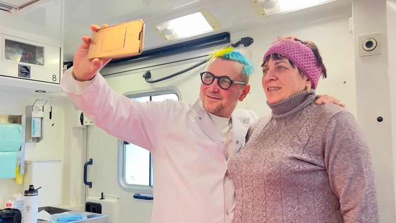 Baksheiev has performed more than 1,000 gynecological exams in its mobile ambulance since 2022