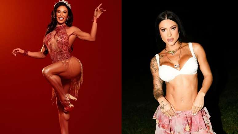 Gracyanne Barbosa nega rivalidade com atual namorada de Belo