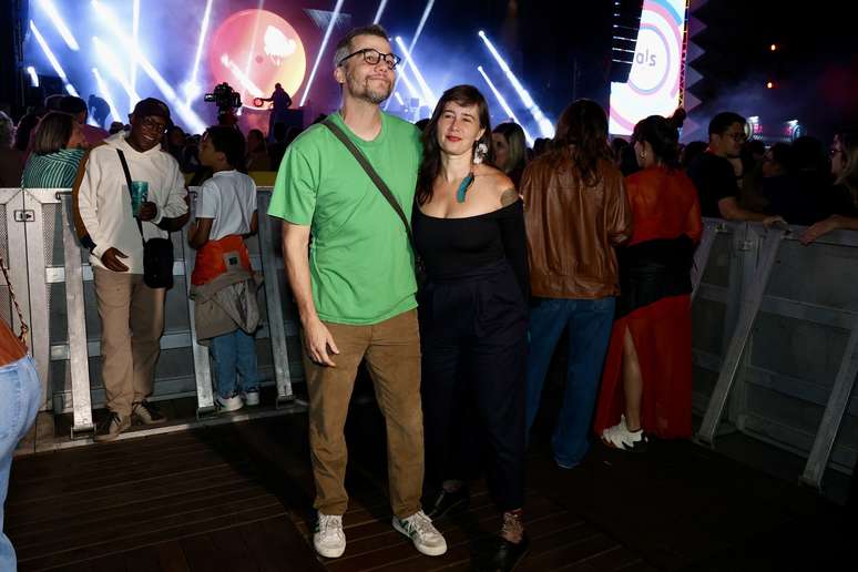 Wagner Moura e a esposa Sandra Delgado 