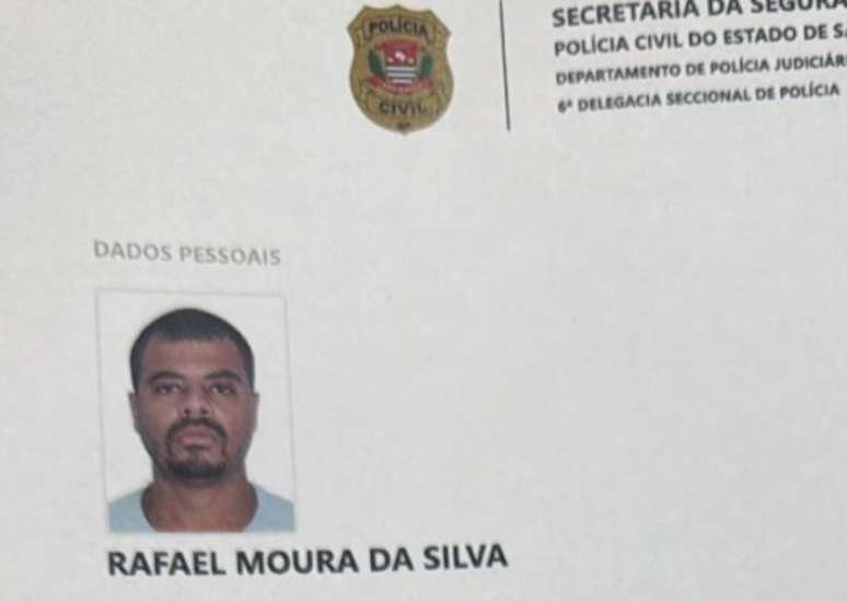 O policial civil Rafael Moura da Silva, que foi baleado por homens da Rota, na zona sul de São Paulo.