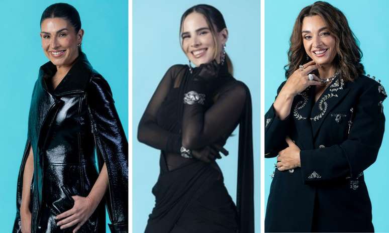 Fê Paes Leme, Wanessa e Cátia Fonseca (Fotos: Leo Rosário/TV Globo/Divulgação)
