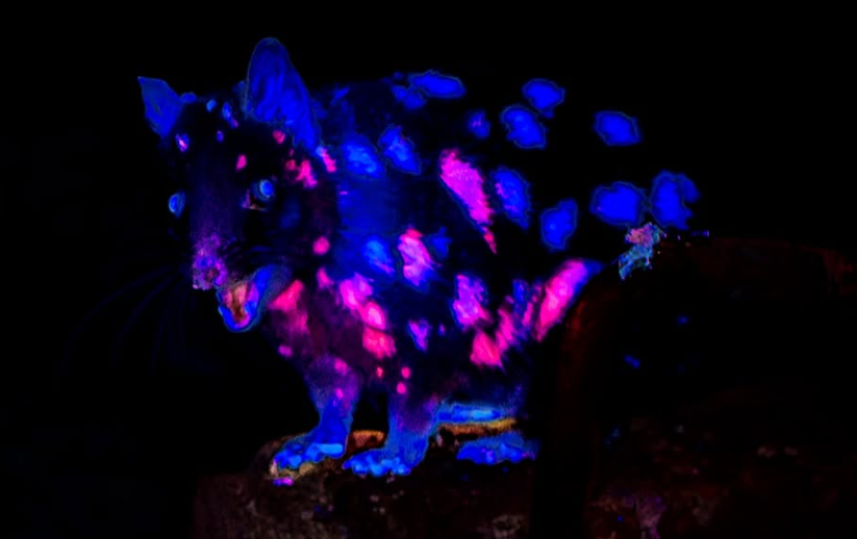Registro mostra espécie brilhando no escuro
