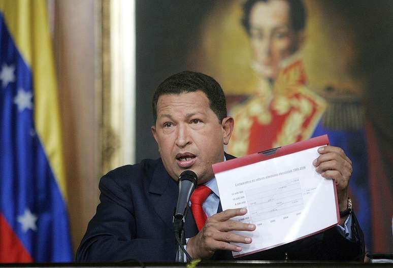 Hugo Ch&aacute;vez conseguiu fazer com que a reelei&ccedil;&atilde;o presidencial indefinida fosse aprovada na Venezuela