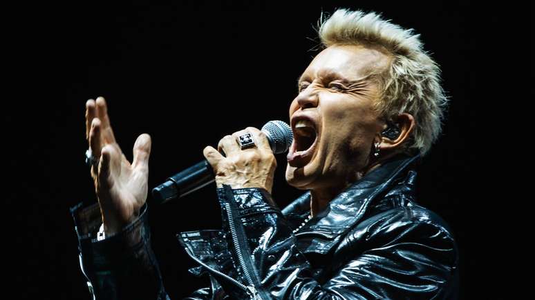 O cantor Billy Idol em 2025 -