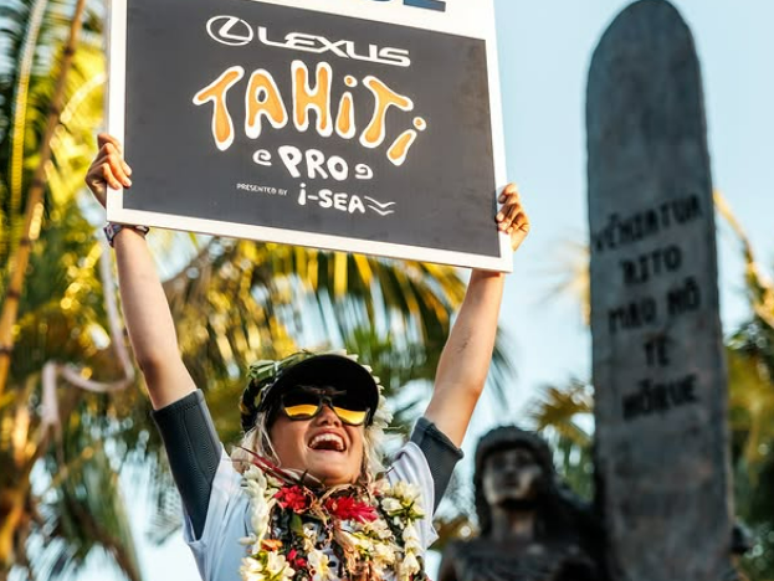 Kelia Gallina garantiu vaga na etapa de Teahupoo em agosto